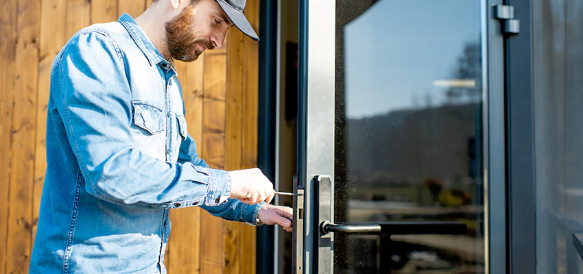 Frameless Glass Storefront Door Locks Replacement in Ben Lomond, CA